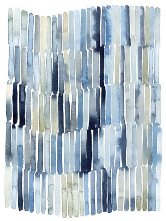 Framed Beach Wash I Print