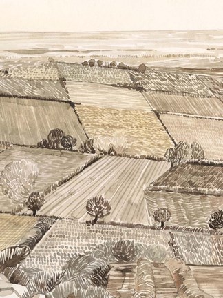 Framed Arable Land II Print