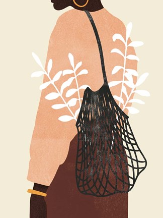 Framed Gatherer II Print