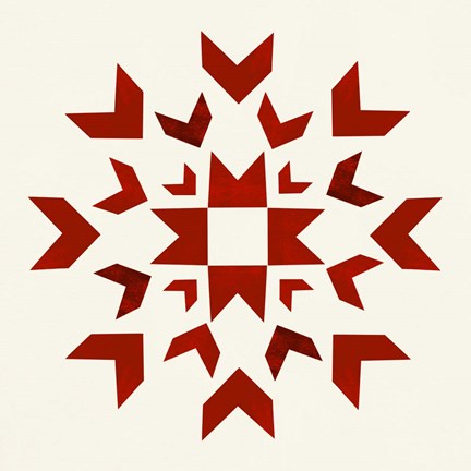 Framed Nordic Square I Print