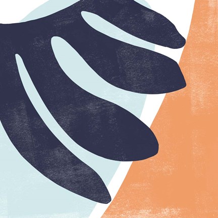 Framed Bright Wave I Print