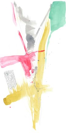 Framed Neon Exploration I Print