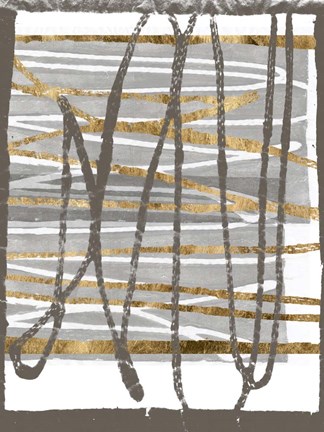 Framed Golden Thread II Print