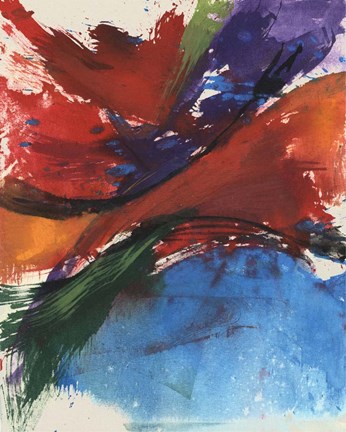 Framed Primary Splash II Print