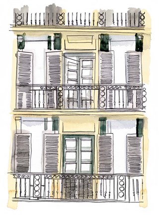 Framed On the Sunny Side of the Street I Print