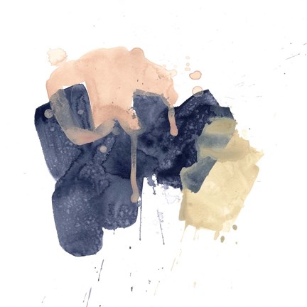 Framed Earthtone Gesture II Print