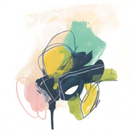 Framed Mariposa Sketch I Print