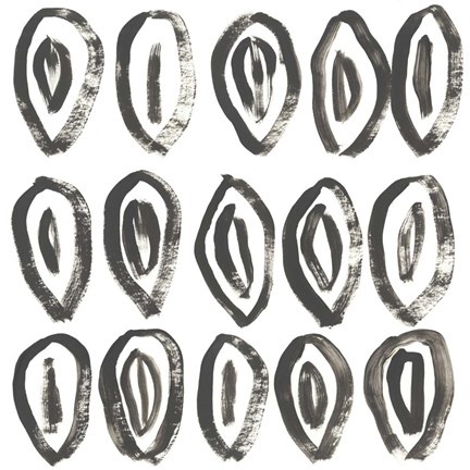 Framed Mixed Signals II Print