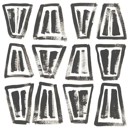 Framed Mixed Signals VI Print