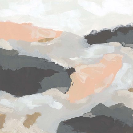 Framed Rock Currents I Print