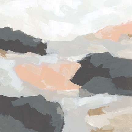 Framed Rock Currents II Print