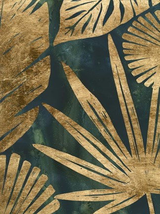 Framed Emerald Jungle I Print