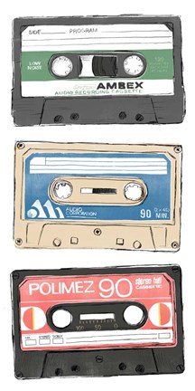 Framed Mix Tape VII Print