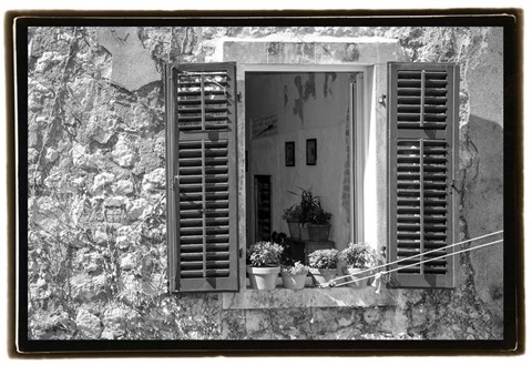 Framed Window View Print