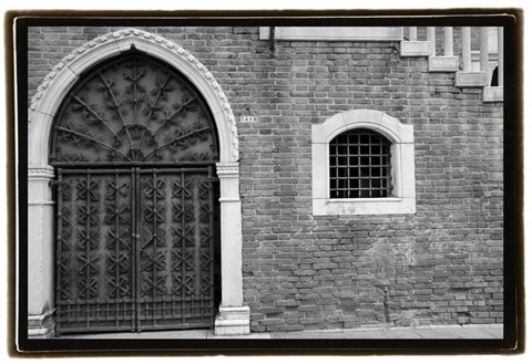 Framed Venice Facade II Print