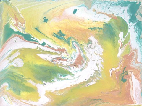 Framed Rainbow Sherbet I Print