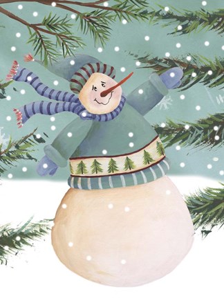 Framed Snow is Falling I Print