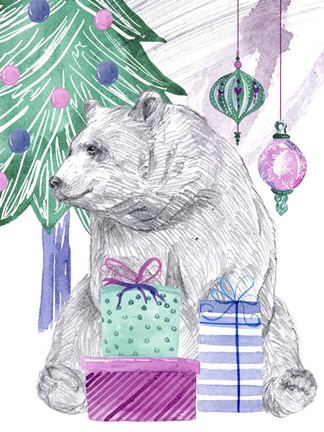 Framed December Tree IV Print