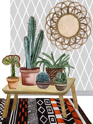 Framed Desert Weavers IV Print