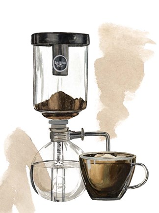 Framed Morning Coffee II Print