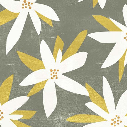 Framed White Petals II Print