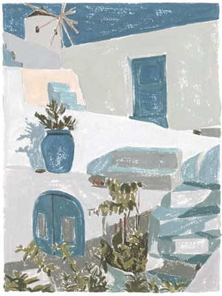 Framed La Isla I Print