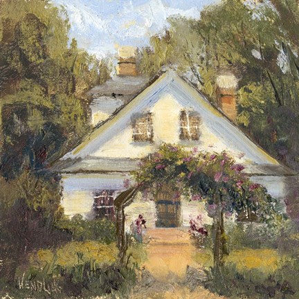 Framed Sweet Cottage II Print