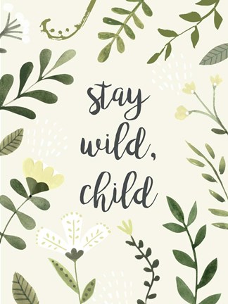 Framed Nursery Sentiment II Print