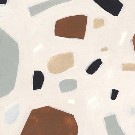 Framed Terrazzo Shards II Print