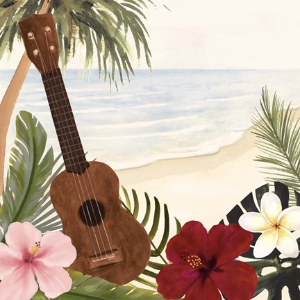 Framed Aloha I Print