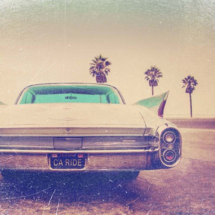 Framed Vintage Ride I Print