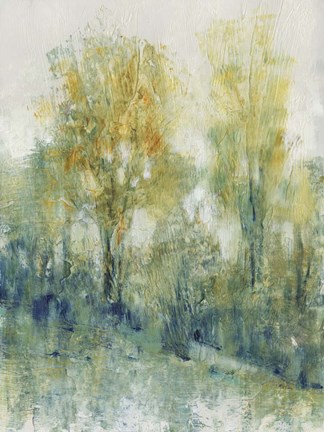 Framed Tree Glow II Print