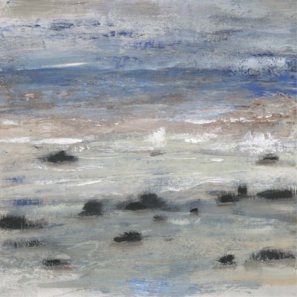 Framed Tempest of the Sea II Print