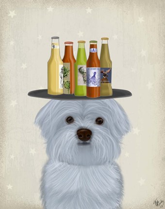 Framed Newfoundland Beer Lover Print