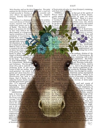 Framed Donkey Bohemian 3 Book Print Print