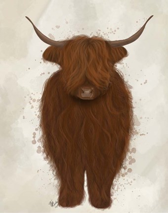 Framed Highland Cow 3, Full Print
