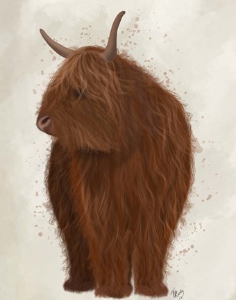 Framed Highland Cow 4, Full Print