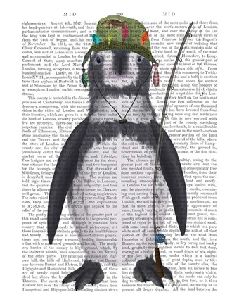 Framed Penguin Fishing Book Print Print