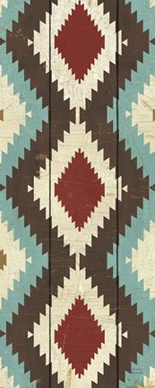 Framed Native Tapestry Panel III Print
