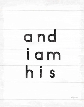 Framed Words of Encouragement VIII on White Wood Print