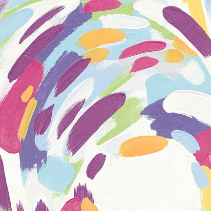 Framed Laughter III Bright Print