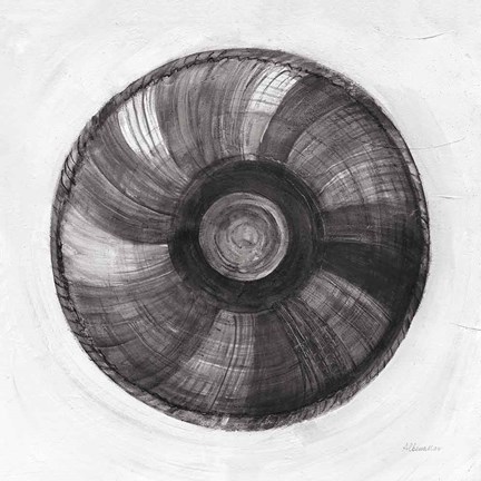 Framed Woven Beauty II BW Print