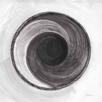 Framed Woven Beauty I BW Print