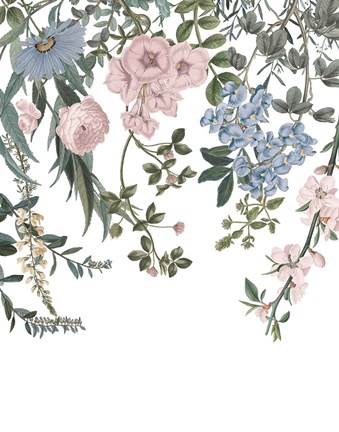 Framed Hanging Floral I Print