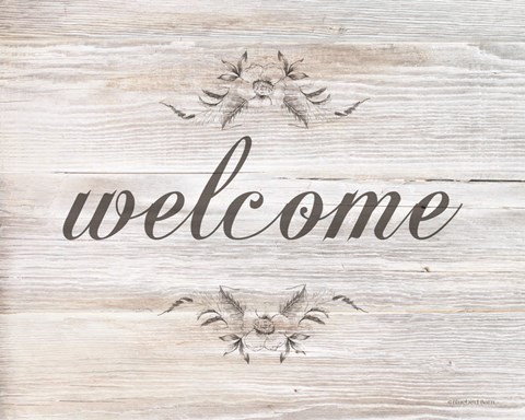 Framed Welcome Print