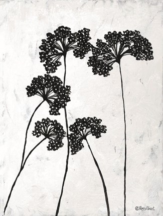 Framed Queen Anne&#39;s Lace I Print