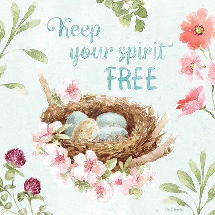 Framed Sweet Bunnies VI Print