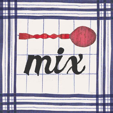 Framed Cool Kitchen Mix Print