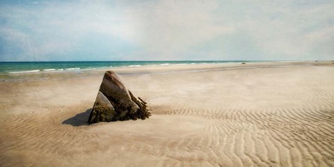 Framed Beach Boulder Print