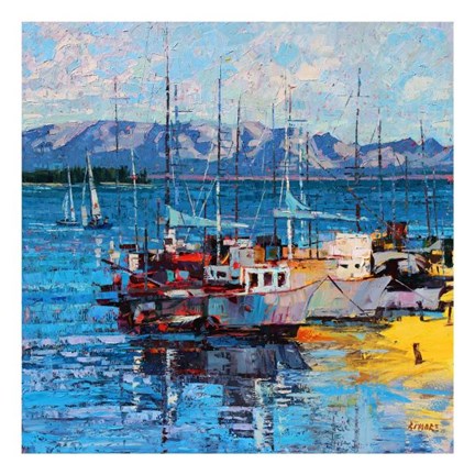 Framed Time to Sail Print